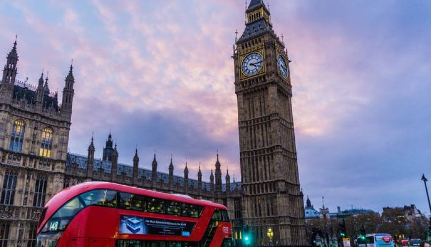 IndoGusto UK tour group at a historic London landmark